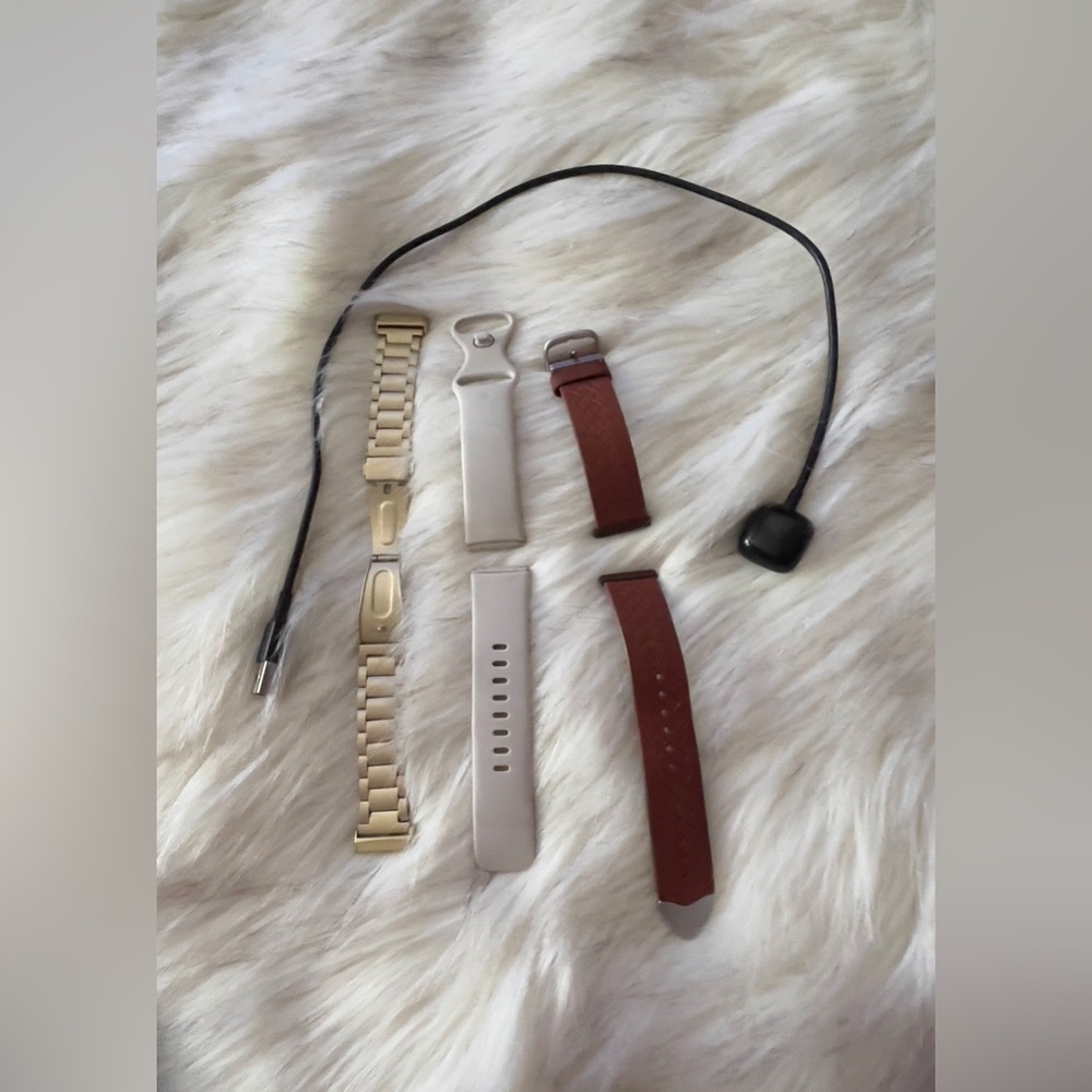3 Bands and Charger for Fitbit Sense